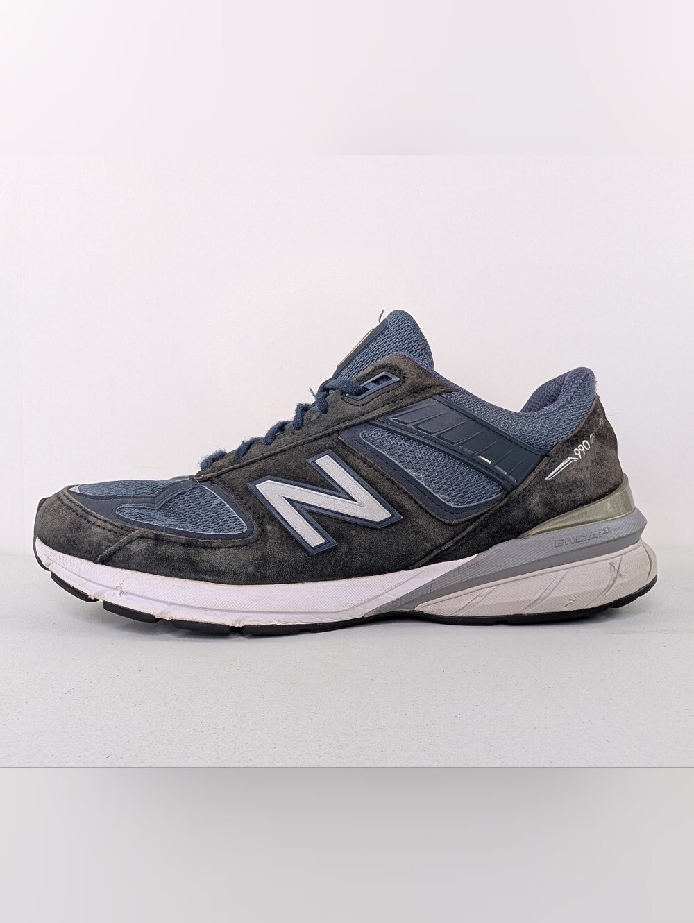 New Balance 990v5 Walking Shoes Mens Size 12 D M990NV5 Blue Gray Sneakers USA